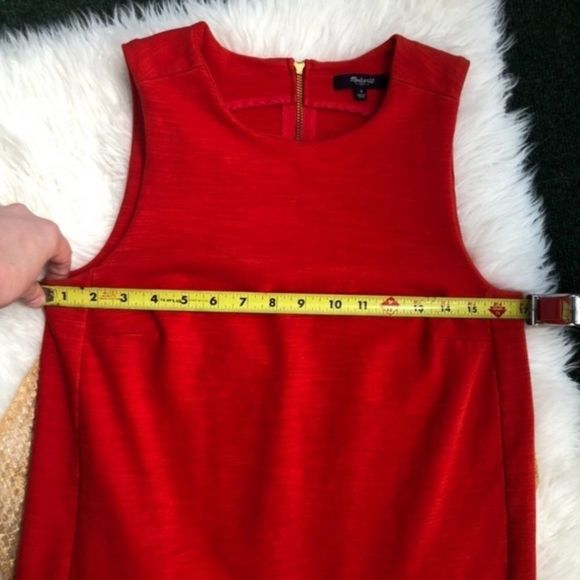 Madewell Sleeveless Zip Shift Dress - Picture 7 of 11